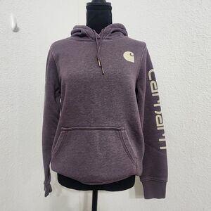 Carhartt Purple Heather Hoodie Sweatshirt, Size XS